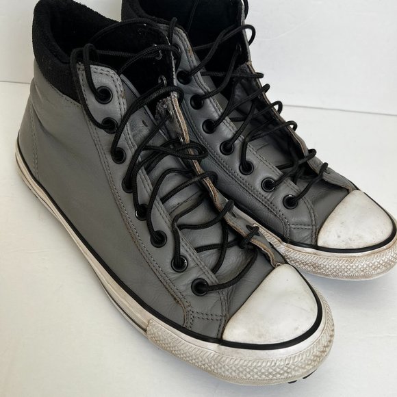 Converse Other - Converse Chuck Taylor All Star PC Boot Mason Gray Leather Men 10.5 Women 12.5